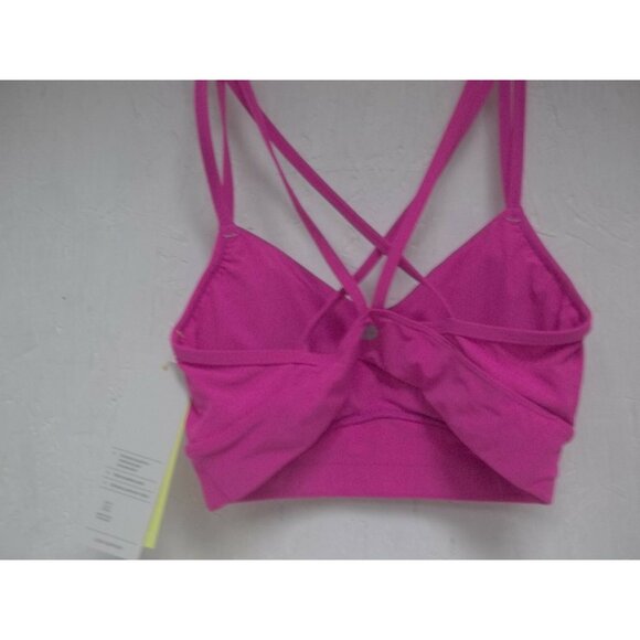 All In Motion Women's Sports Bra 66ZRL Wire Free Fuchsia Size Small New !!! - Picture 2 of 2
